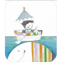Carte Francesca Quatraro - La baleine - 13x15.5 cm